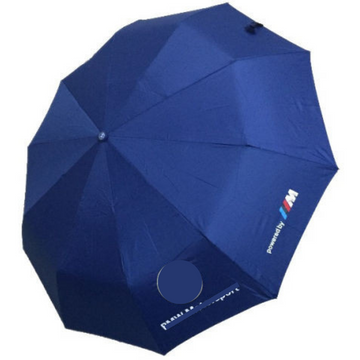 B-M-W Three Folding 10 Ribs UV  Sunny and Rainy Umbrella